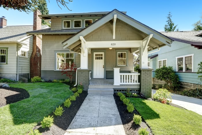 Example of a Craftsman house.