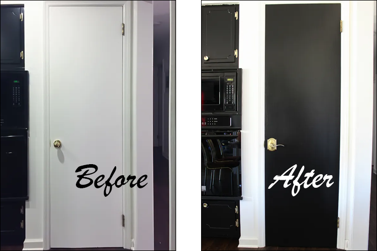 Paint your hollow core doors to transform them