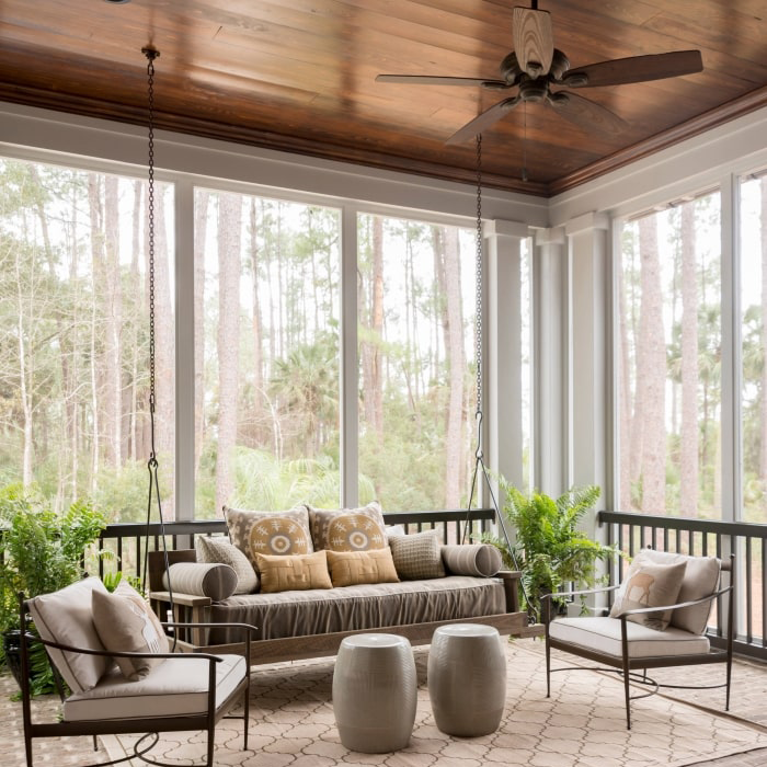 Eco-friendly sunroom.