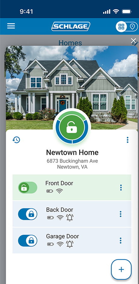 Schlage Home App ioS