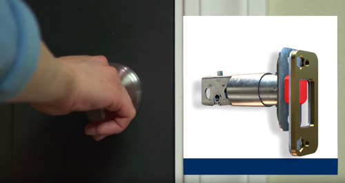 If the deadbolt drags or hits the strikeplate while testing with the door closed, you'll need to adjust the strike or doorjamb.