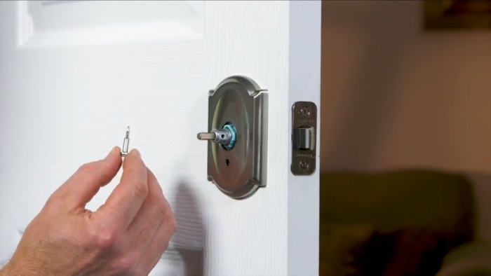 How to install a Schlage Custom™ Combined Interior lock