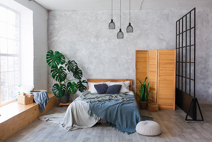 Modern comfort: Soft industrial style you'll actually want to live in.