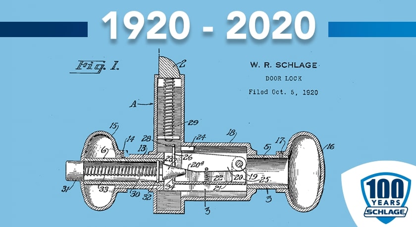 Celebrating 100 years of Schlage and a century of success.