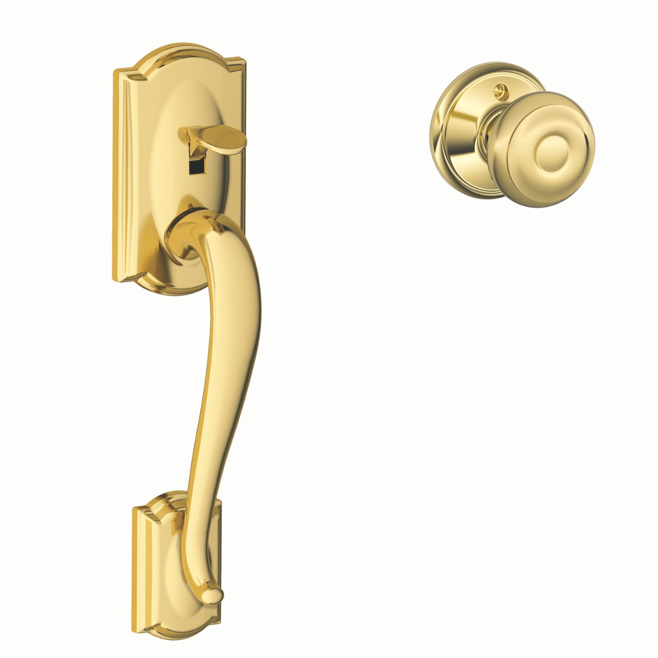Front Entry Handle and Georgian Knob