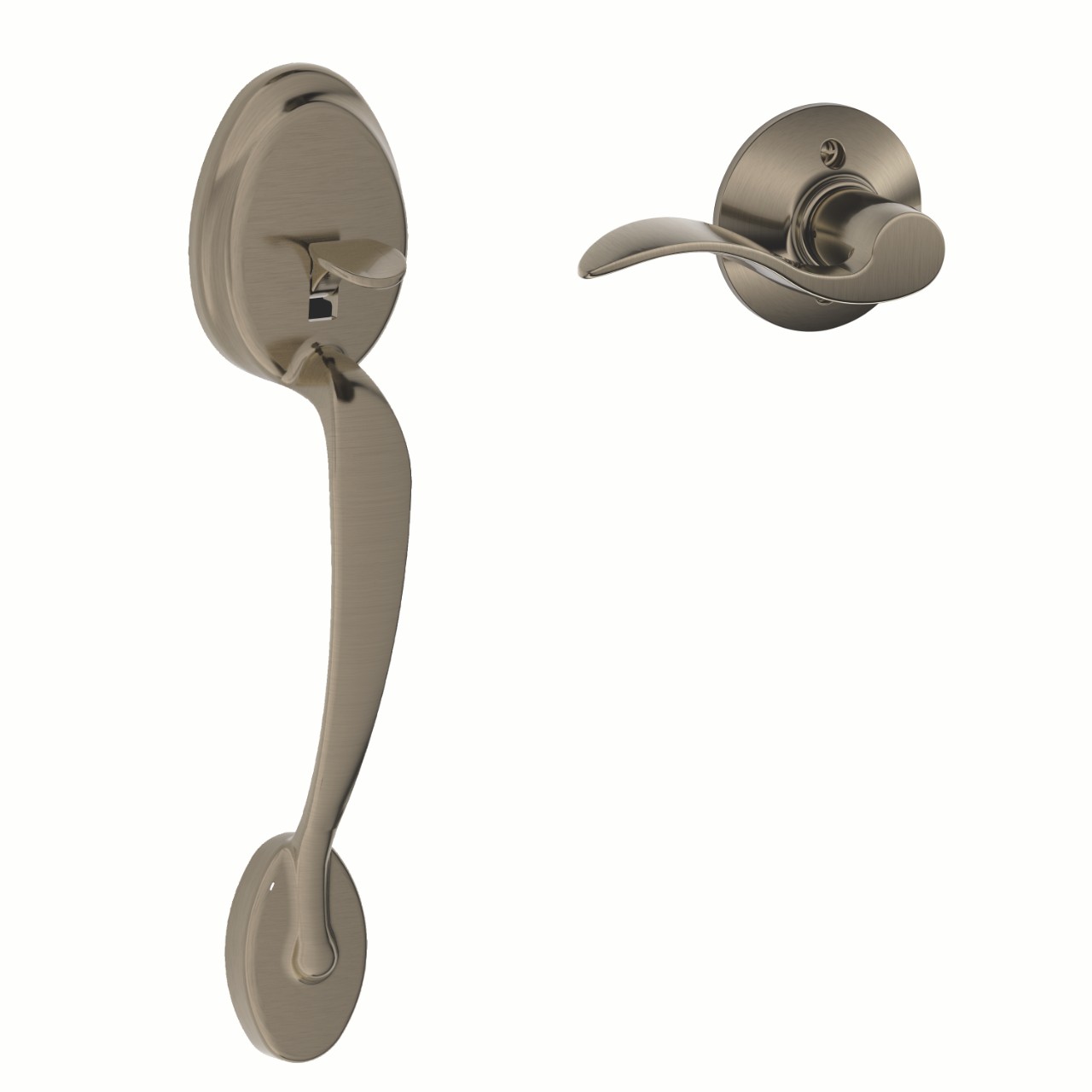 Front Entry Handle and Accent Lever