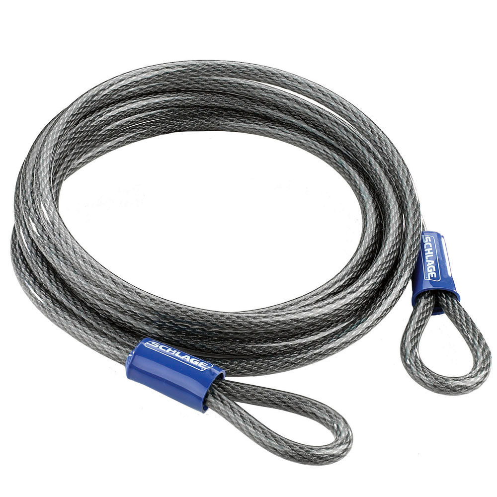 15' x 3/8" Double Loop Steel Cable