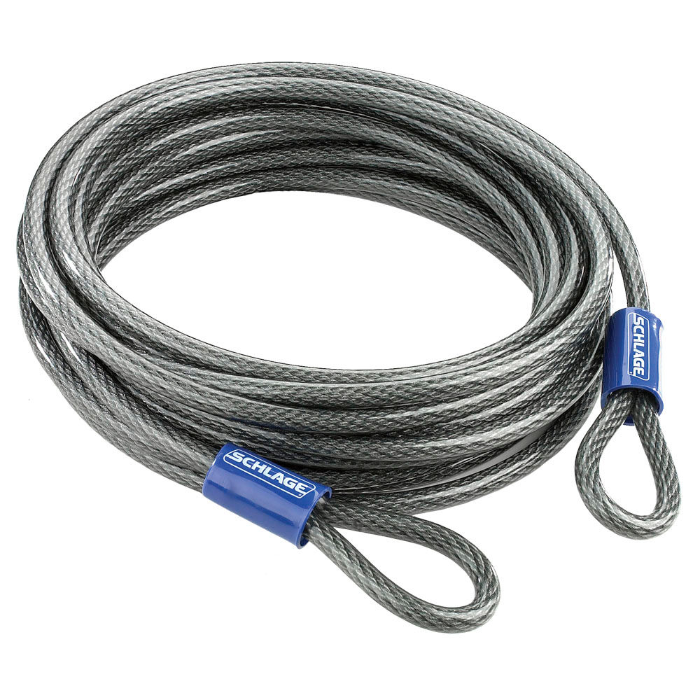 30' x 3/8" Double Loop Steel Cable