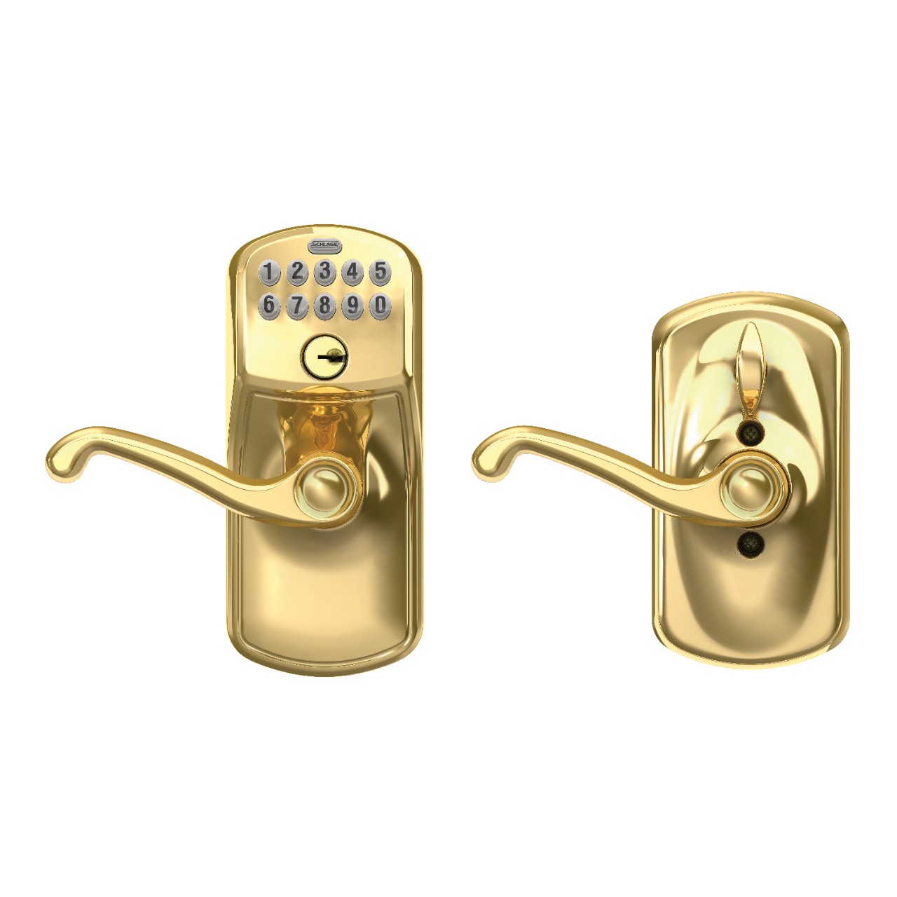 Keypad Lever and Flair Lever with Flex Lock