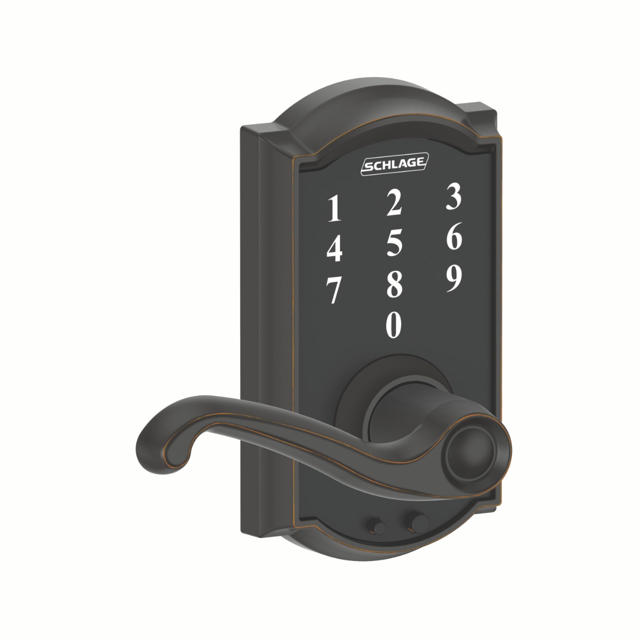 Schlage Touch™ Keyless Touchscreen Lever with Flair Lever