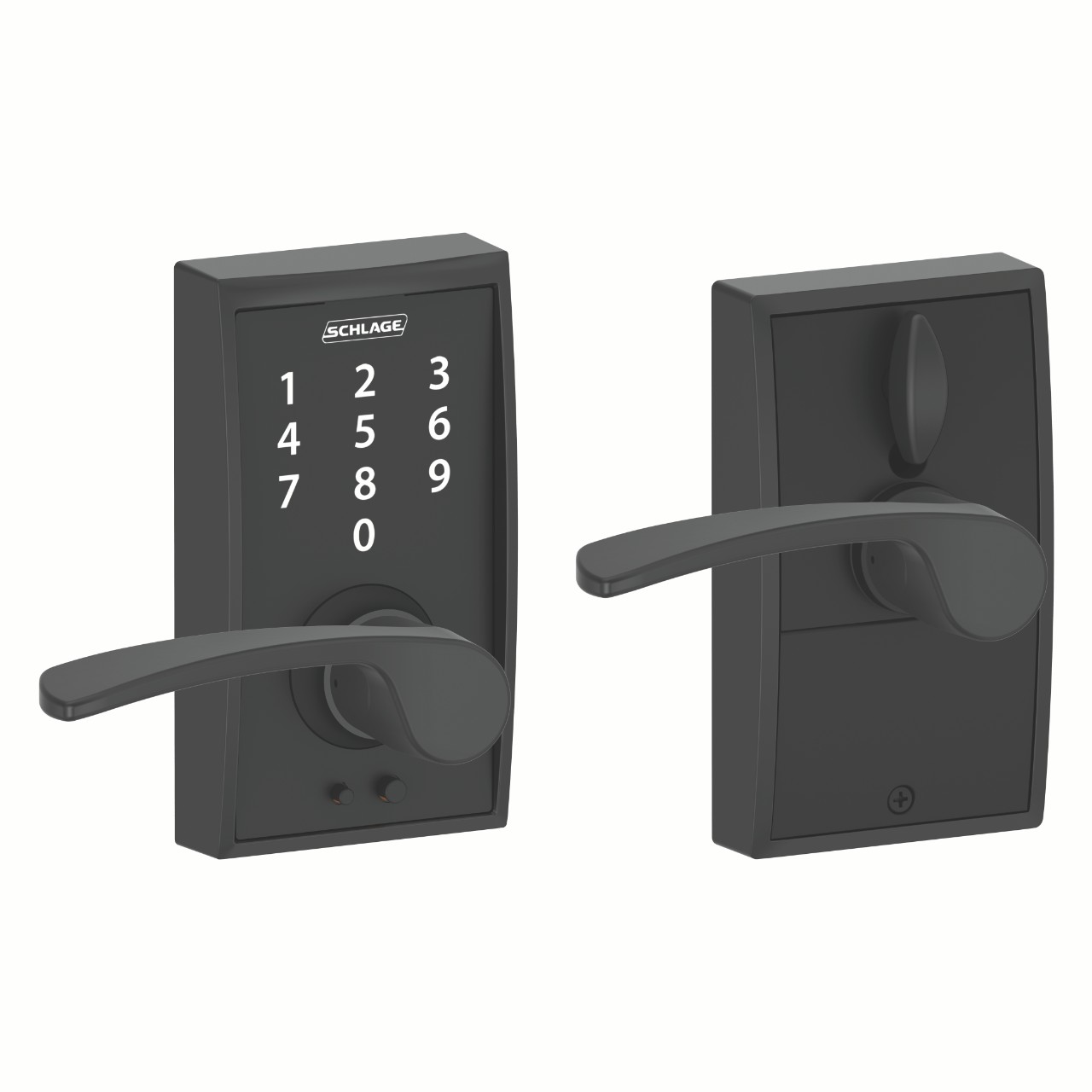 Schlage Touch™ Keyless Touchscreen Lever with Merano Lever