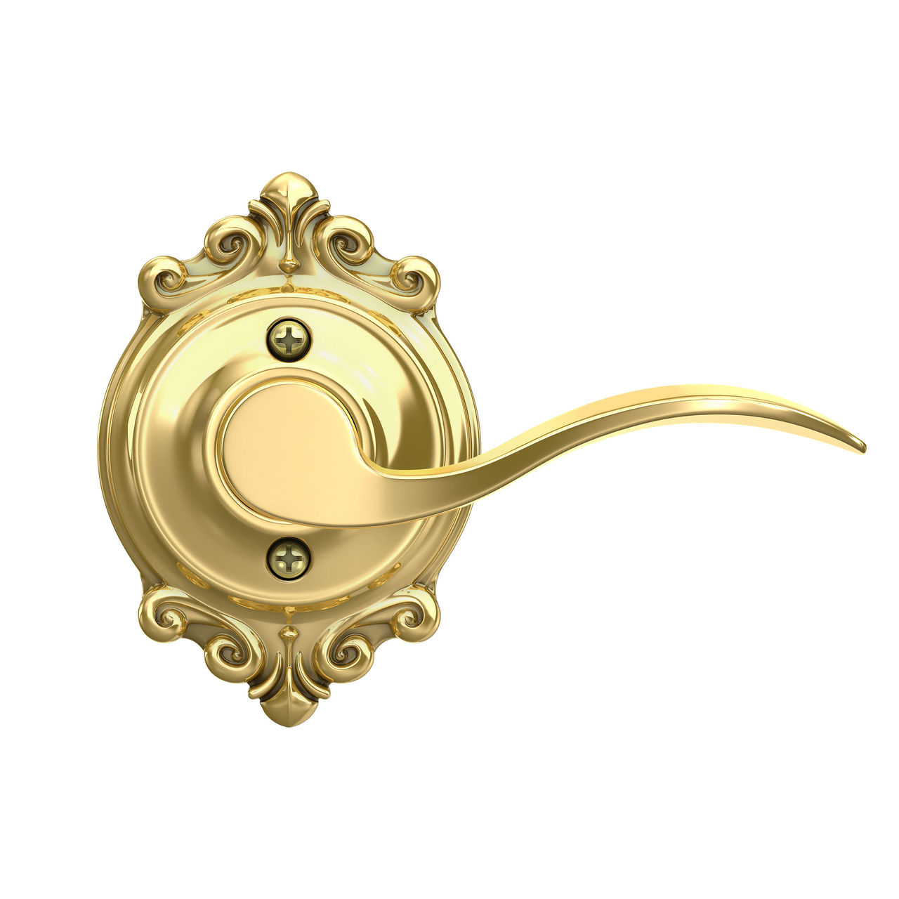 Accent Lever Non-Turning Lock