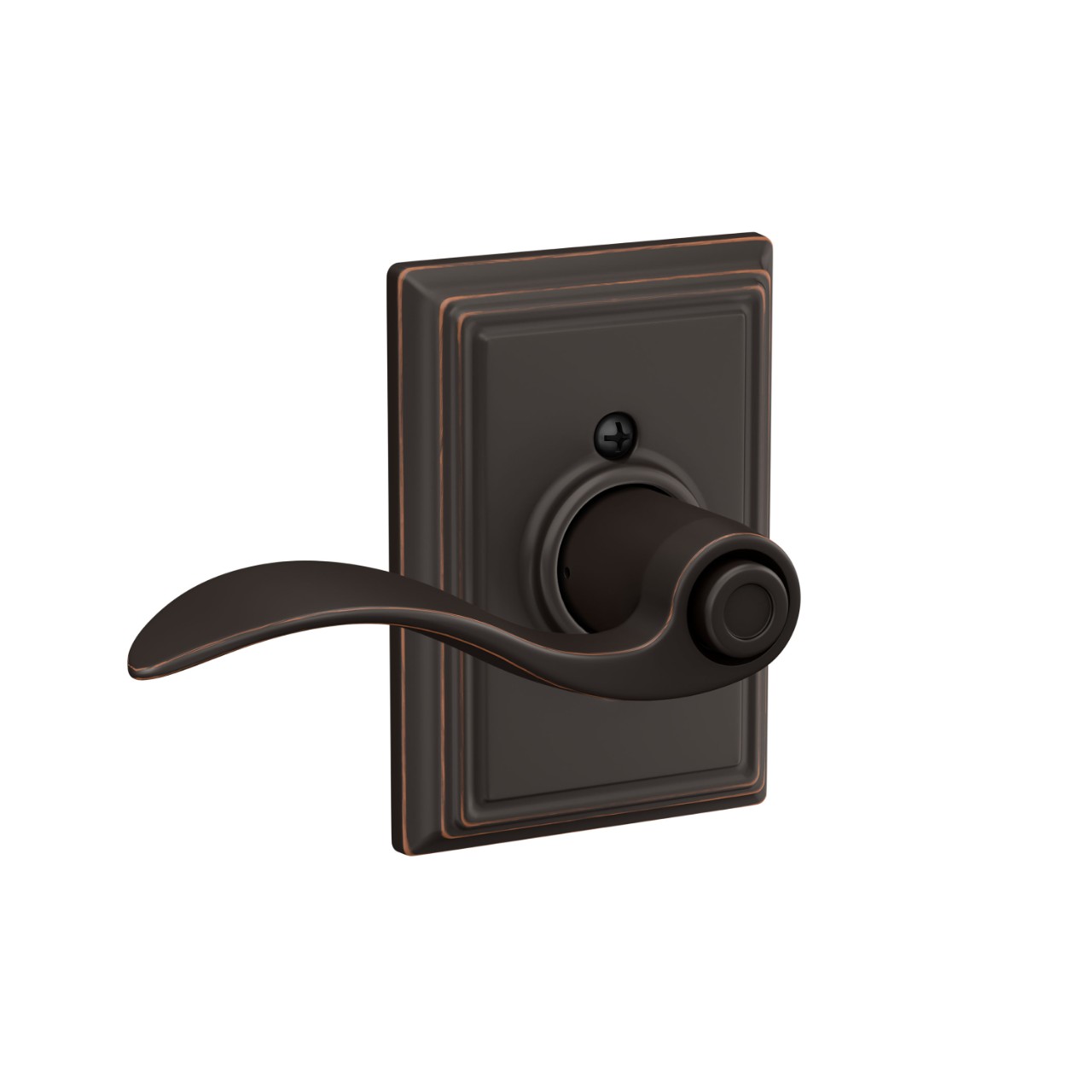 Accent Lever Bed & Bath Lock